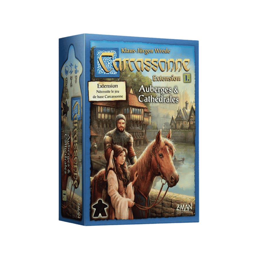 Carcassonne 2.0: Ext. 1 Auberges & Cathédrales (FR) JEUX - Famille