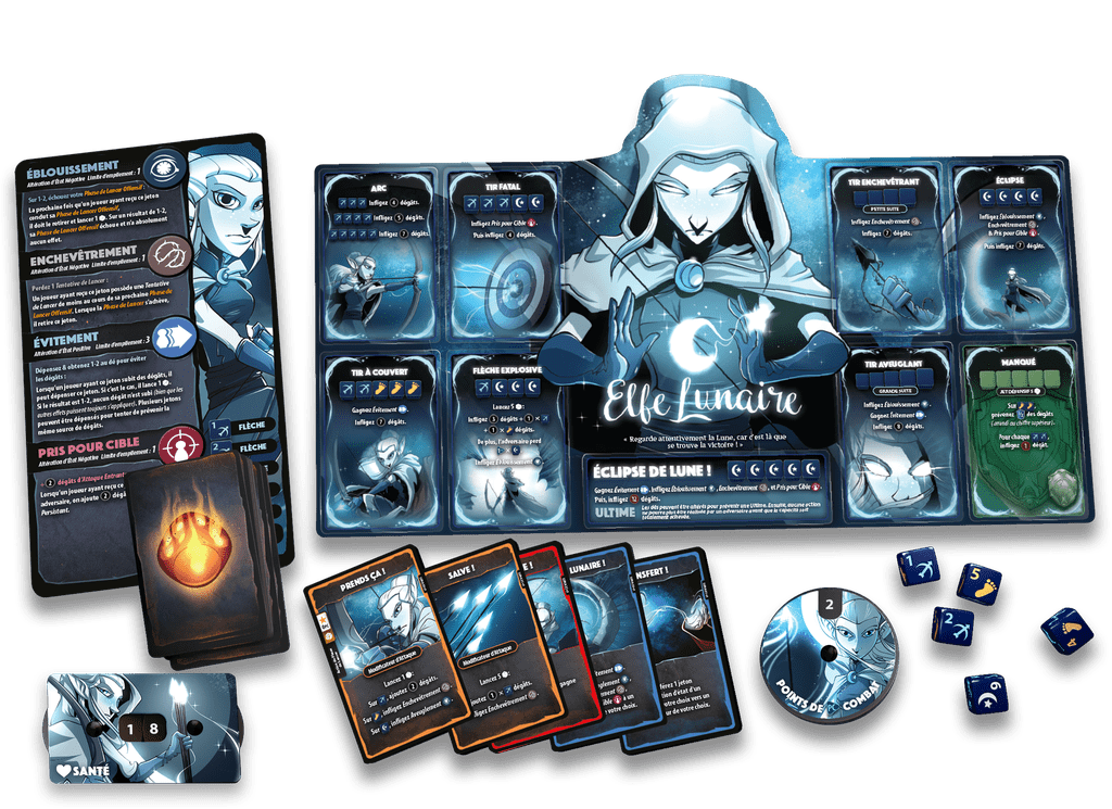 Dice Throne Sais. 1 - Barbare contre Elfe Lunaire (FR) JEUX - Famille