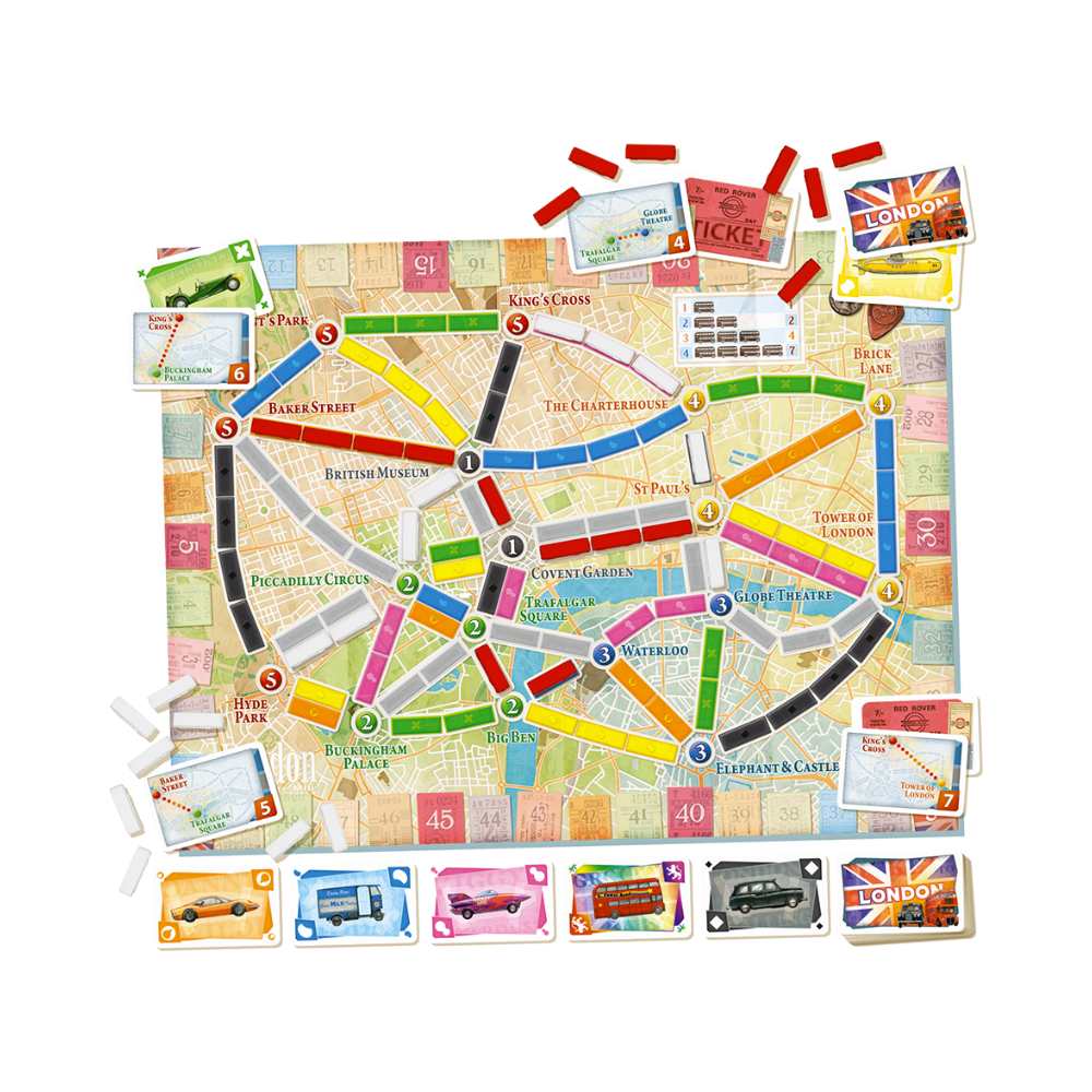 Les Aventuriers du Rail Express: Londres (FR) JEUX - Famille