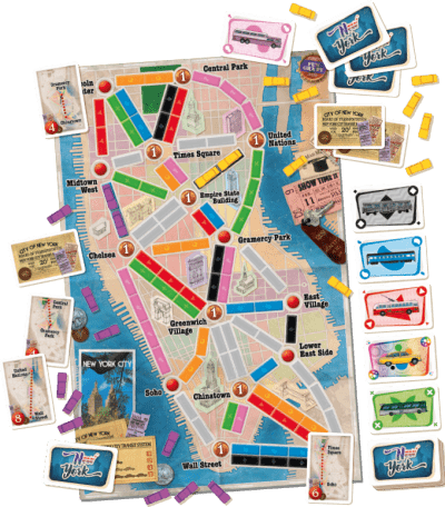 Les Aventuriers du Rail Express: New York 1960 (FR) JEUX - Famille