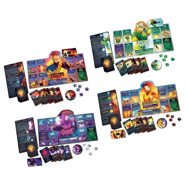 Marvel Dice Throne: X-men - Cyclops, Gambit, Rogue and Jean Grey (EN) JEUX - Famille