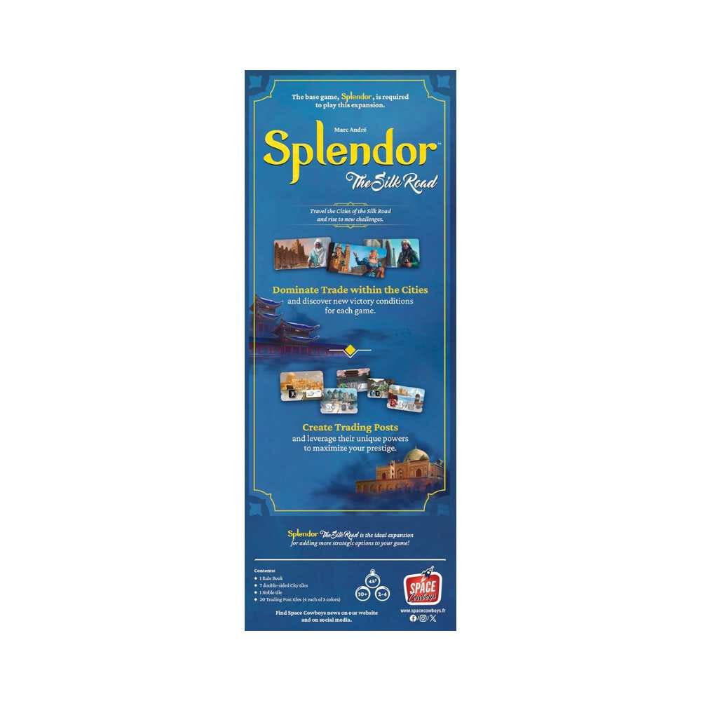 Splendor: The Silk Road Exp. (EN) JEUX - Famille