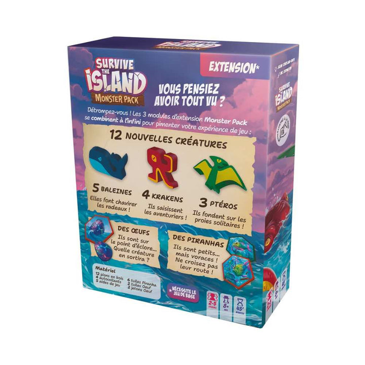 Survive The Island: ext. Monster Pack (FR) JEUX - Famille