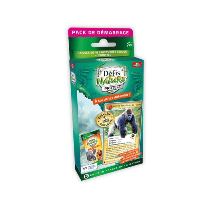 Défis Nature Protect - Pack de démarrage: Gorille (FR) JEUX - Jeux de cartes - Défis Nature Protect - Pack de démarrage