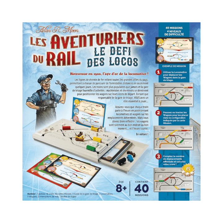 Logiquest - Les Aventuriers du Rail (FR) JEUX - Solo