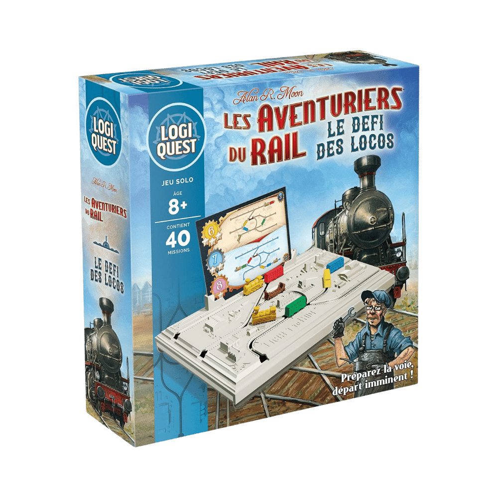 Logiquest - Les Aventuriers du Rail (FR) JEUX - Solo