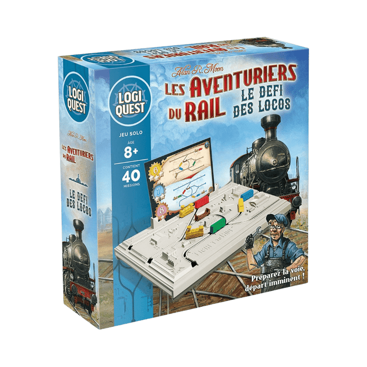 Logiquest - Les Aventuriers du Rail (FR) JEUX - Solo