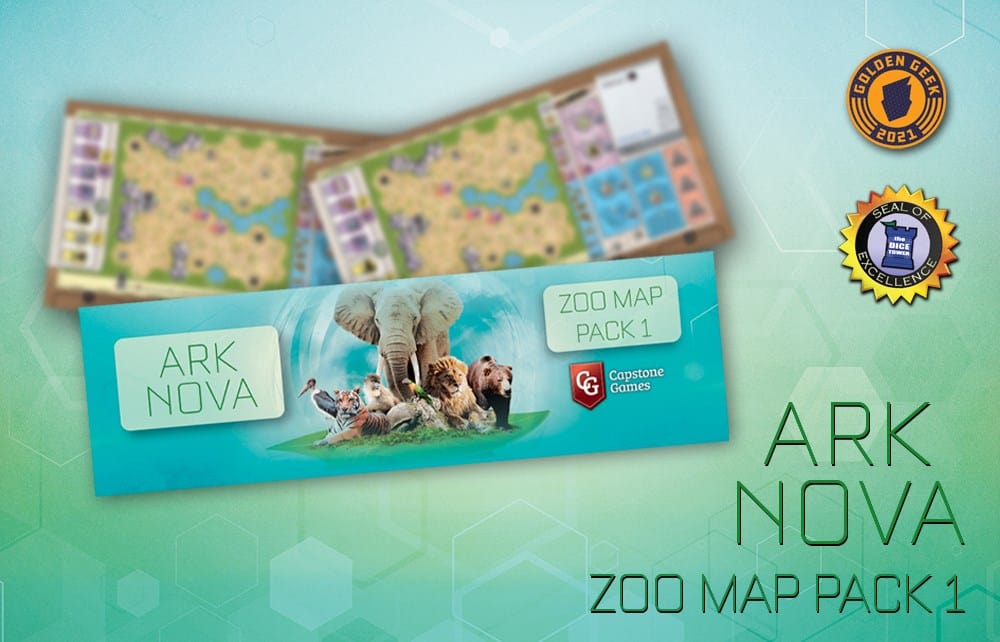 Ark Nova: Ext. Zoo Map Pack 1 (EN) JEUX - Stratégie - Stratégie avancé