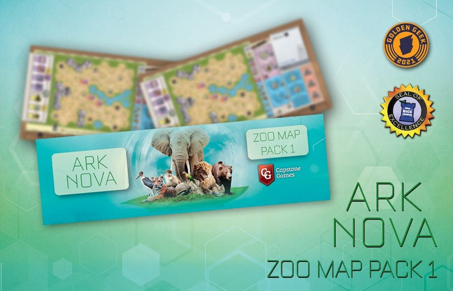 Ark Nova: Ext. Zoo Map Pack 1 (EN) JEUX - Stratégie - Stratégie avancé