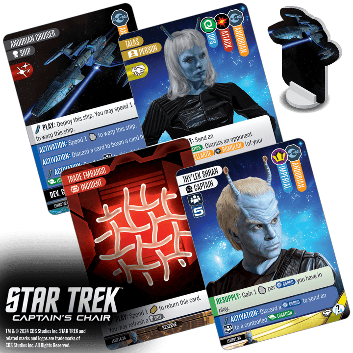 JEUX - Stratégie - Stratégie avancé Star Trek: Captain's Chair (EN) LAs des jeux