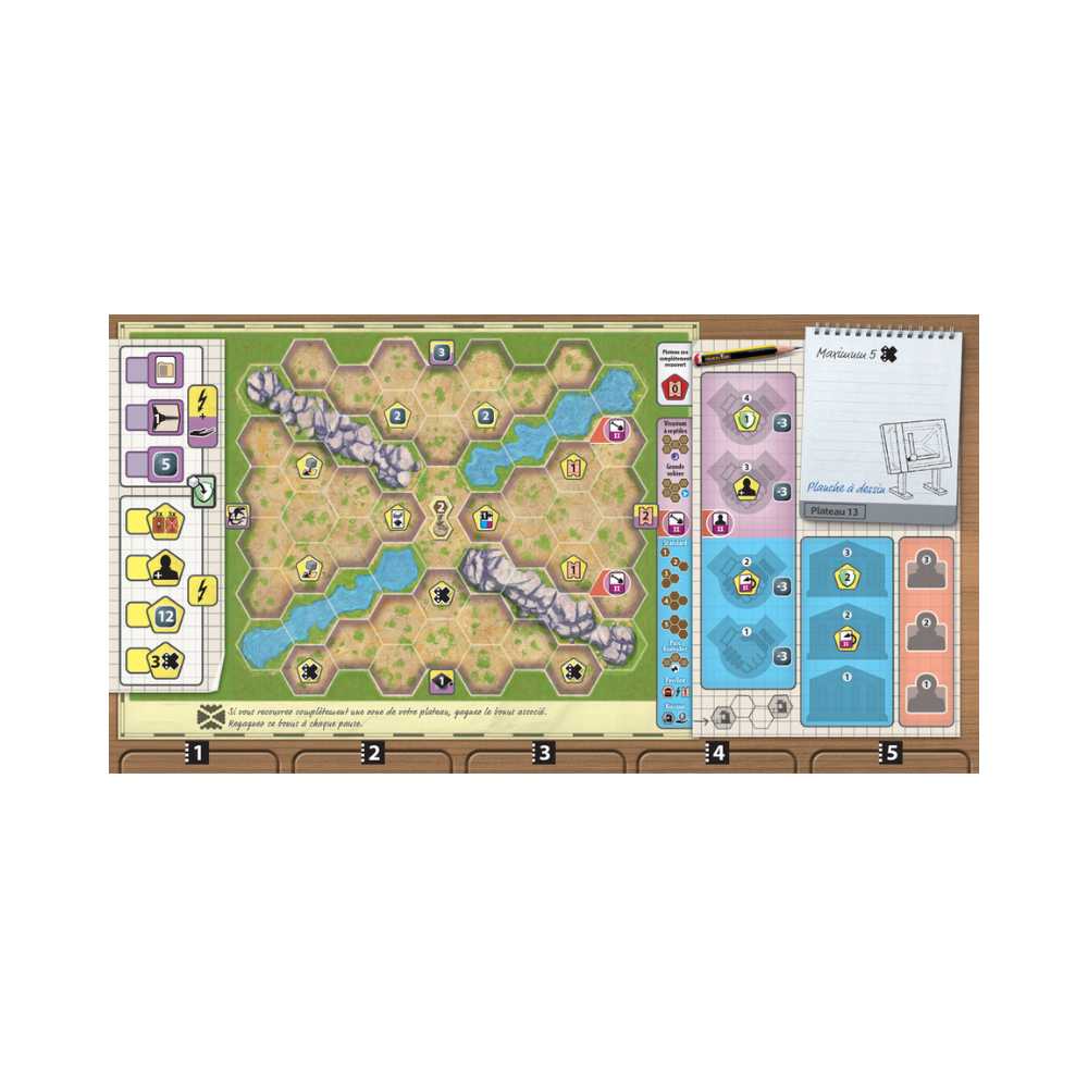 Ark Nova: Ext. Zoo Map Pack 2 (FR) JEUX - Stratégie - Stratégie intermédiaire