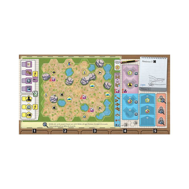 Ark Nova: Ext. Zoo Map Pack 2 (FR) JEUX - Stratégie - Stratégie intermédiaire