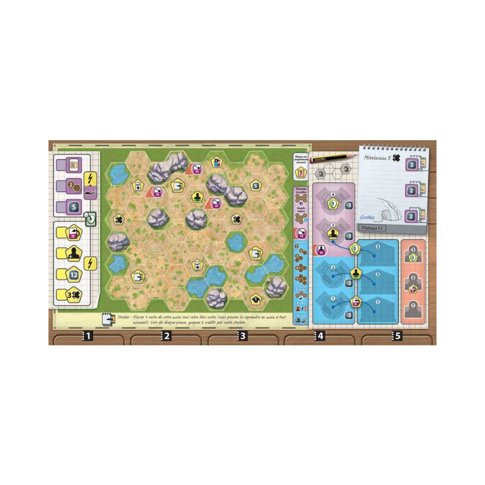 Ark Nova: Ext. Zoo Map Pack 2 (FR) JEUX - Stratégie - Stratégie intermédiaire