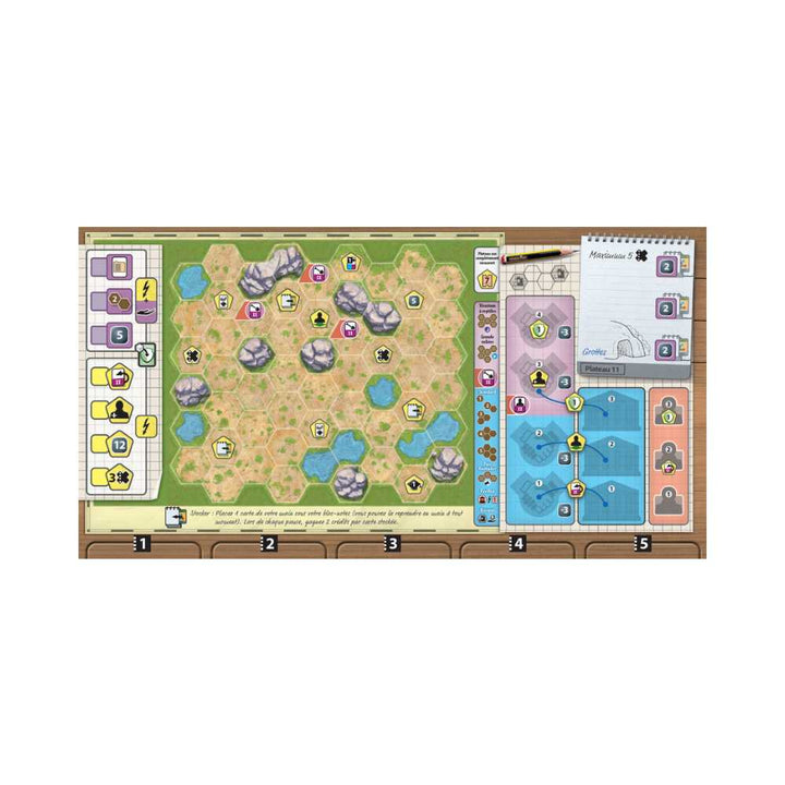 Ark Nova: Ext. Zoo Map Pack 2 (FR) JEUX - Stratégie - Stratégie intermédiaire