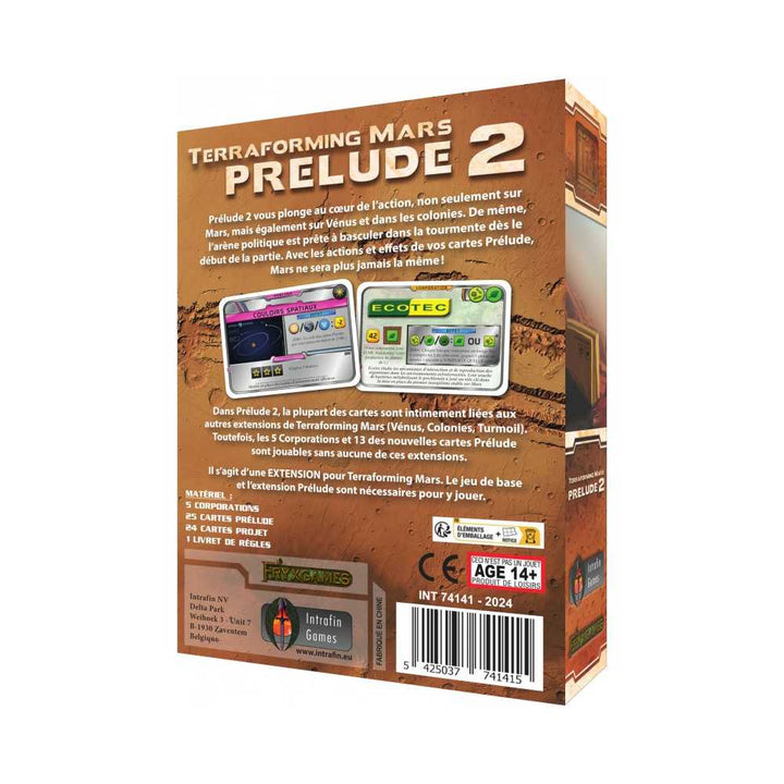 Terraforming Mars: ext. Prelude 2 (FR) JEUX - Stratégie - Stratégie intermédiaire