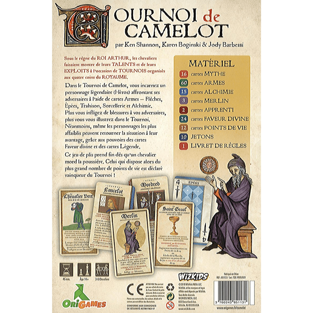 JEUX - Stratégie - Stratégie intermédiaire Tournoi de Camelot (FR) LAs des jeux