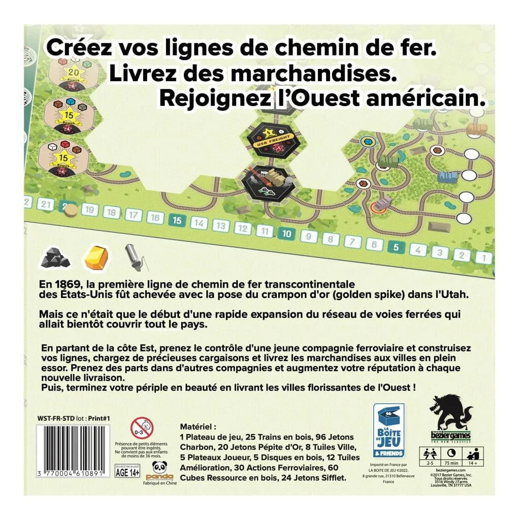 JEUX - Stratégie - Stratégie intermédiaire Whistle Stop (FR) LAs des jeux