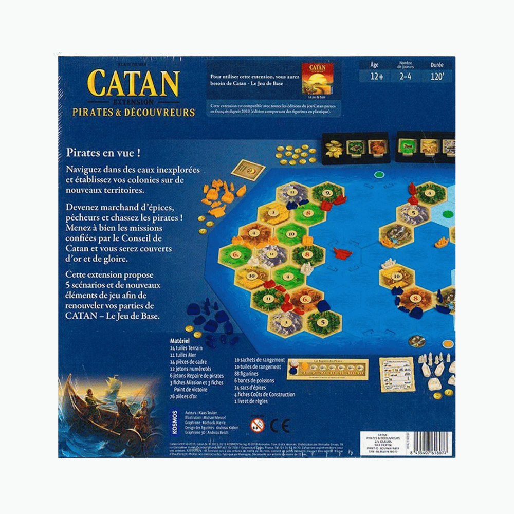Catan - Ext. Pirates et découvreurs (FR) JEUX - Stratégie - Stratégie léger