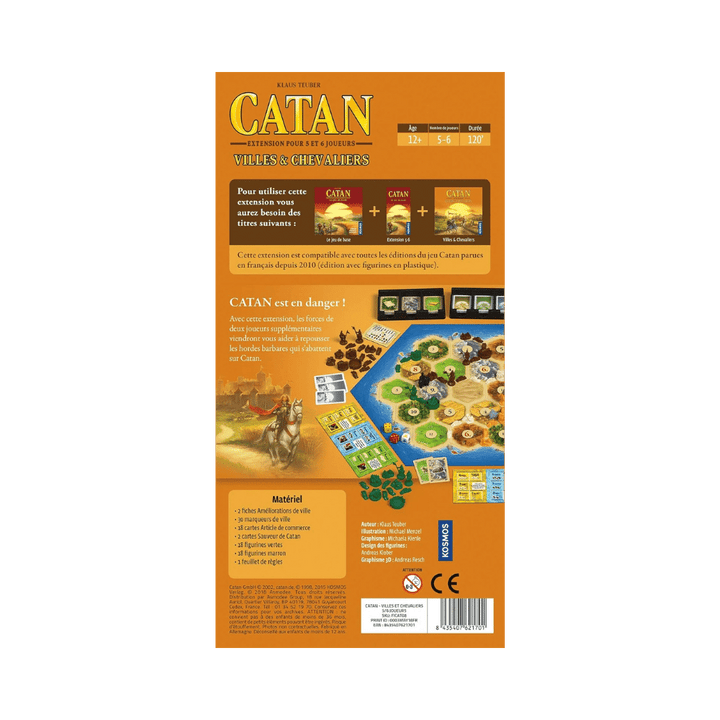 Catan: Ext. Villes et chevaliers - 5/6 Joueurs (FR) JEUX - Stratégie - Stratégie léger