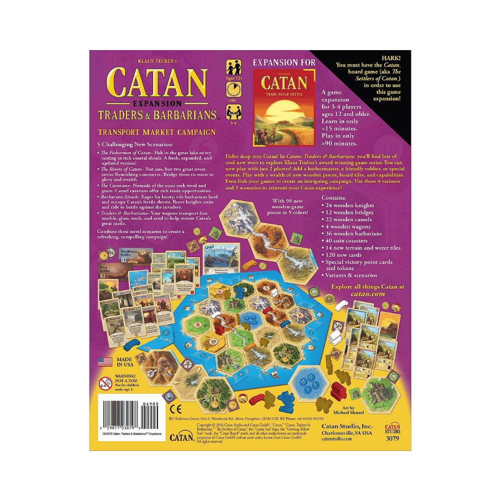 Catan: Traders & Barbarians Exp. (EN) JEUX - Stratégie - Stratégie léger