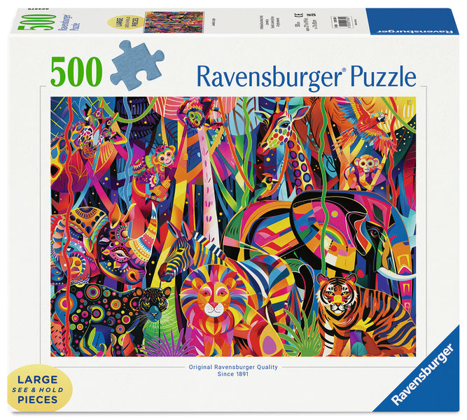Jeweled Jungle (500pcs) CASSE-TÊTE - 400 - 550 morceaux