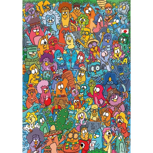 José, Oiseaux (1000 pcs) CASSE-TÊTE - 1000 morceaux