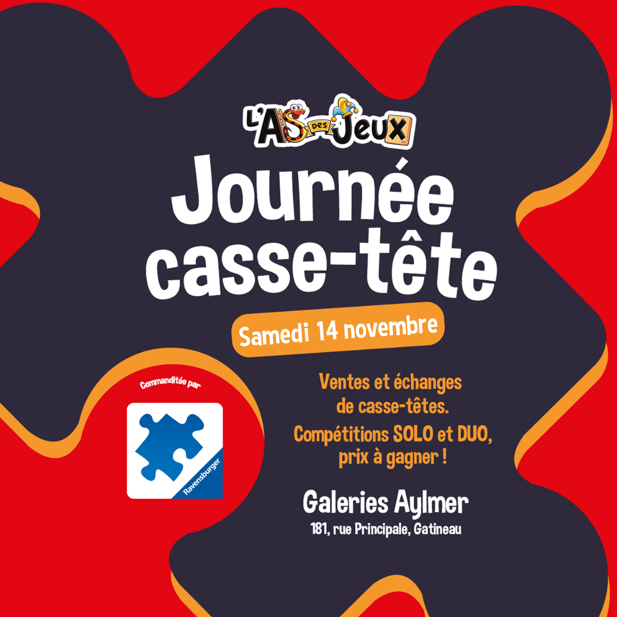 Journée CASSE-TÊTE L'As des jeux Unclassified