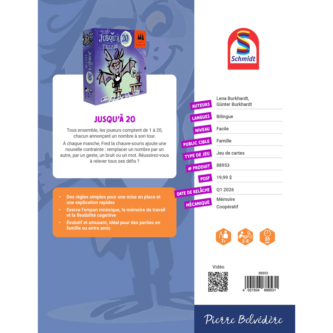 Jusqu'à 20 | Tally 20 (ML) JEUX - Ambiance-Party
