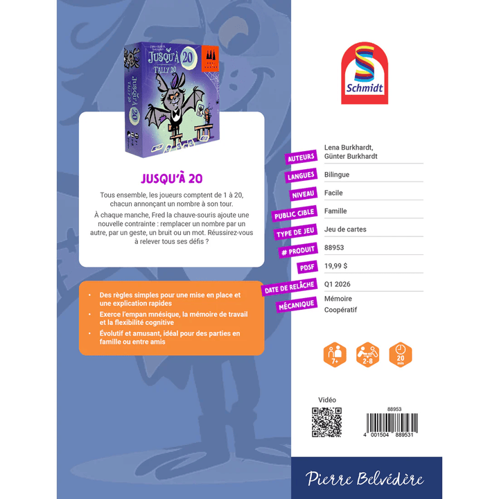 Jusqu'à 20 | Tally 20 (ML) JEUX - Ambiance-Party
