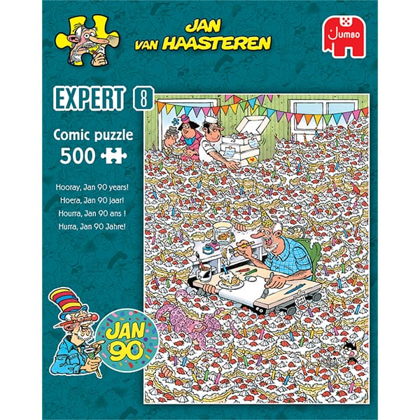 JvH EXPERT 8, Hooray Jan 90 years! (500 pcs) CASSE-TÊTE - 400 - 550 morceaux