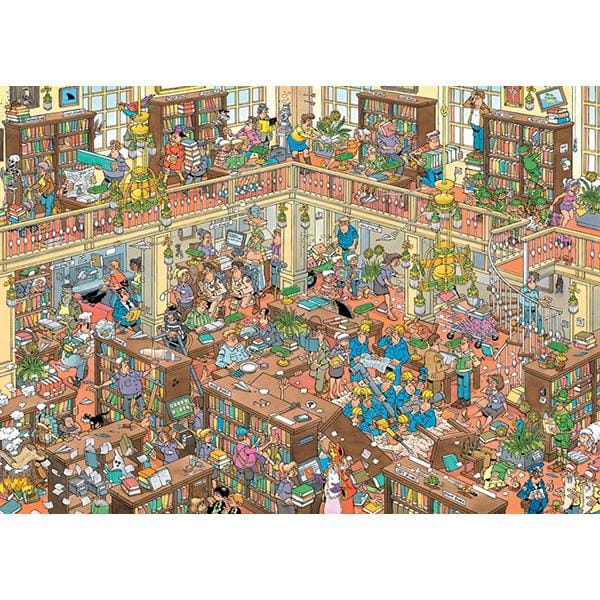 JvH XL, La librairie (500 pcs) CASSE-TÊTE - 400 - 550 morceaux