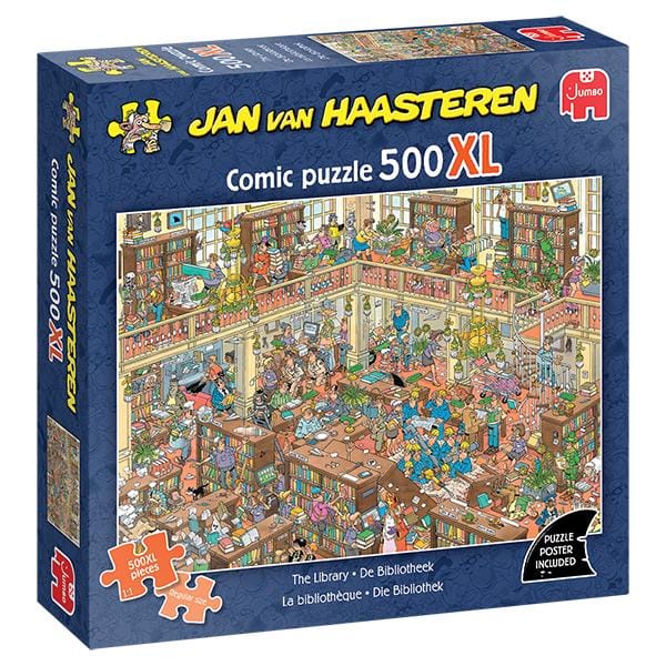 JvH XL, La librairie (500 pcs) CASSE-TÊTE - 400 - 550 morceaux