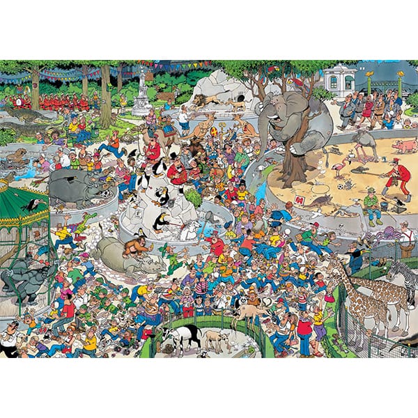 JvH XL, Le zoo (500 pcs) CASSE-TÊTE - 400 - 550 morceaux