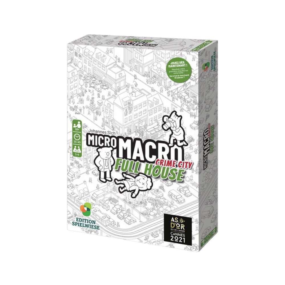 Micro Macro Full House, jeu de société coopératif - Achat en ligne