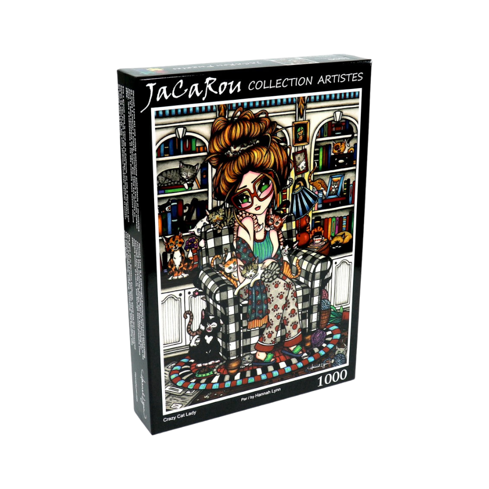 Crazy Cat Lady casse-tête JaCaRou puzzle | Achat en ligne Buy online