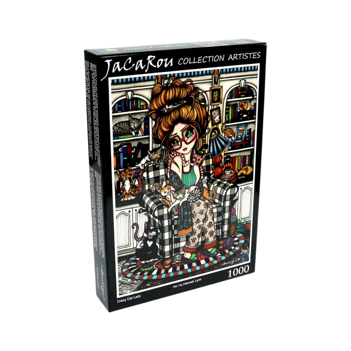 Crazy Cat Lady casse-tête JaCaRou puzzle | Achat en ligne Buy online