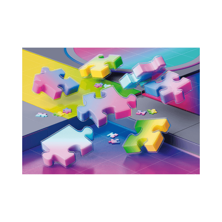 Karen Puzzles: Gradient Cascade META Puzzle (1027 pc) CASSE-TÊTE - 1000 morceaux