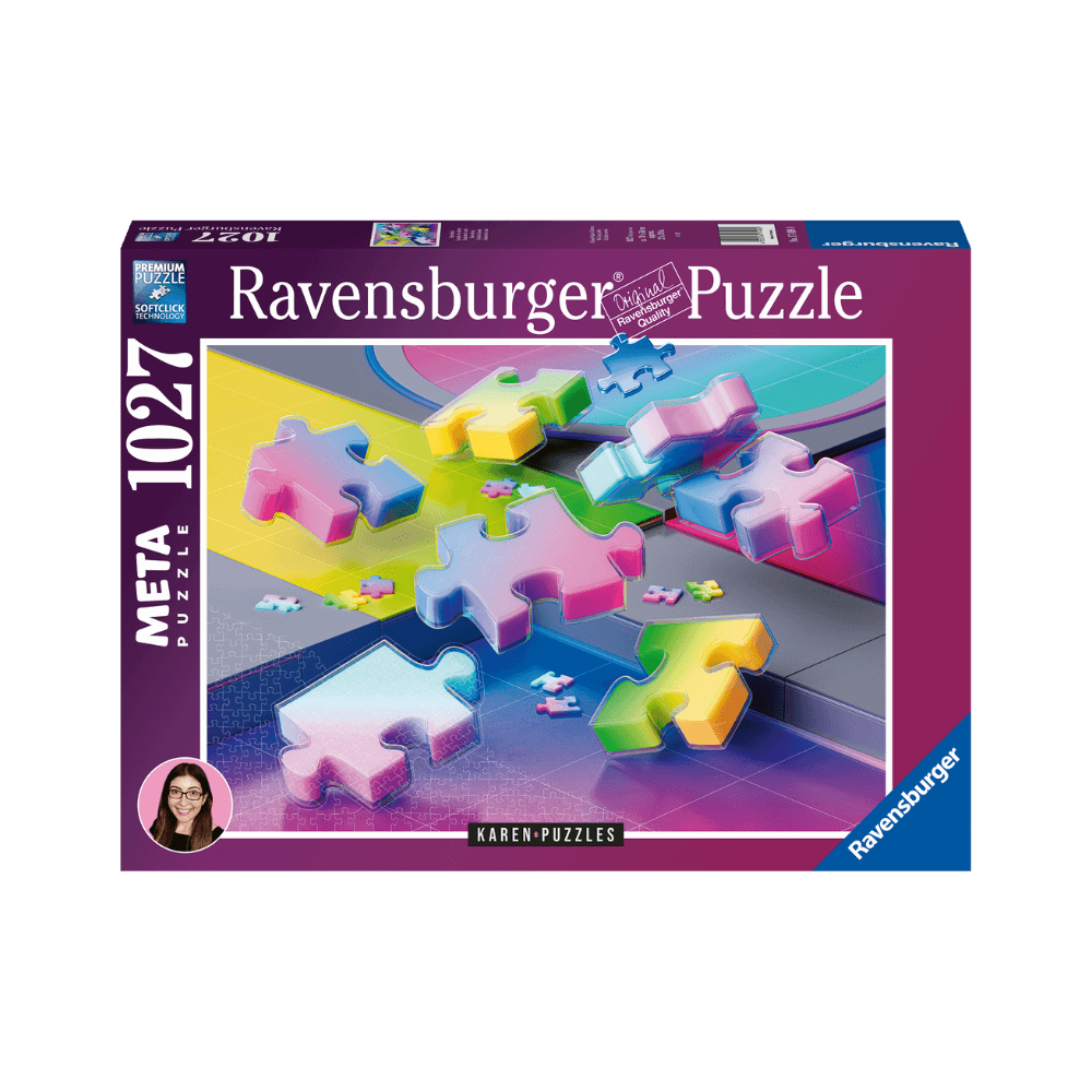 Karen Puzzles: Gradient Cascade META Puzzle (1027 pc) CASSE-TÊTE - 1000 morceaux