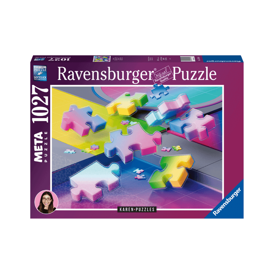 Karen Puzzles: Gradient Cascade META Puzzle (1027 pc) CASSE-TÊTE - 1000 morceaux