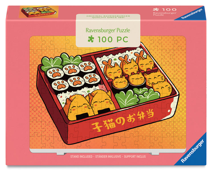 Kawaii Cats Bento (100 pcs MINI) CASSE-TÊTE - 100 - 150 morceaux