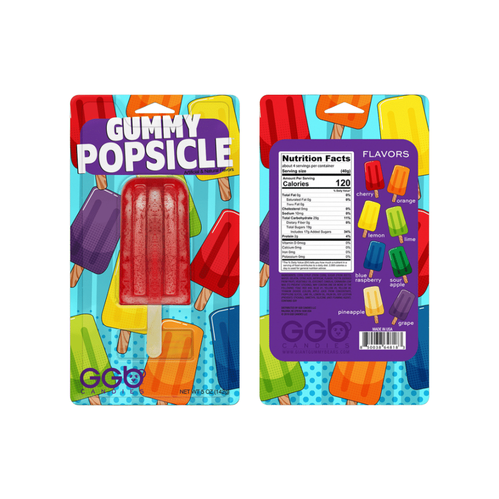 Gummy Popsicle - Cerise (241g)