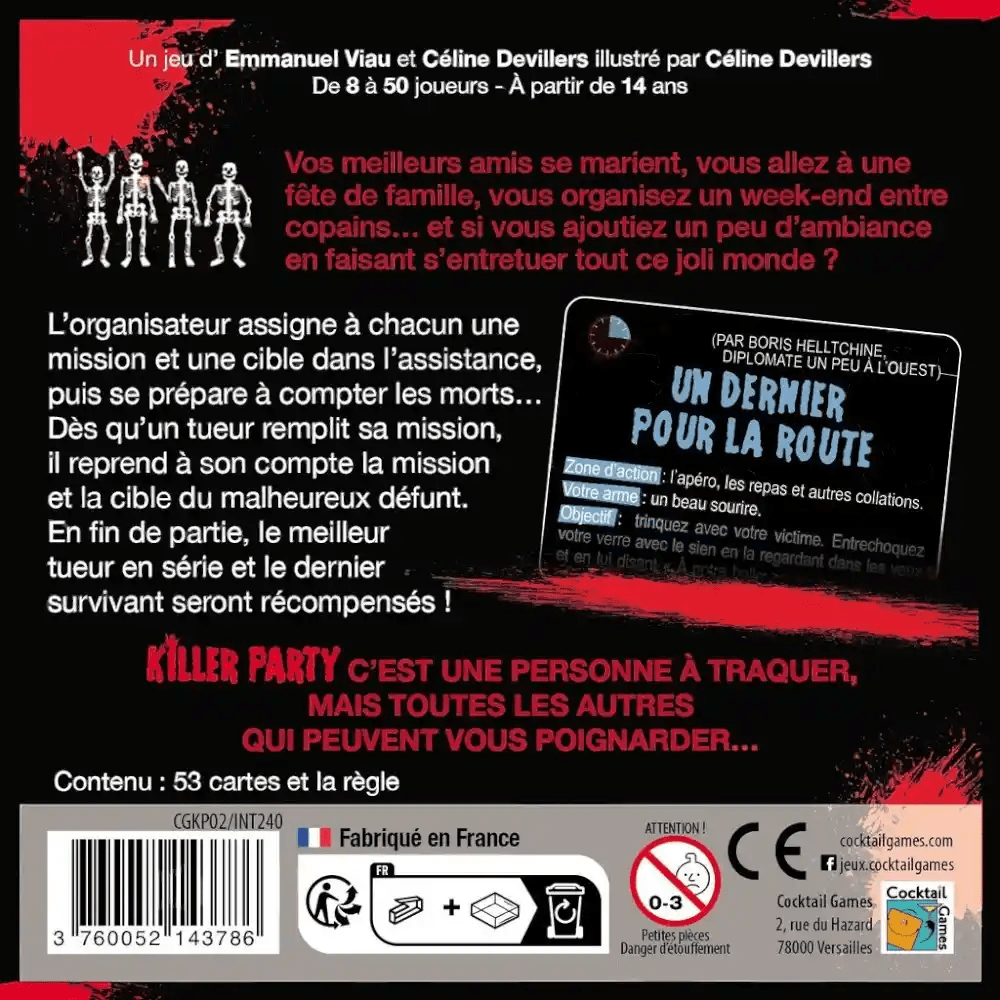 Killer Party (FR) JEUX - Ambiance-Party
