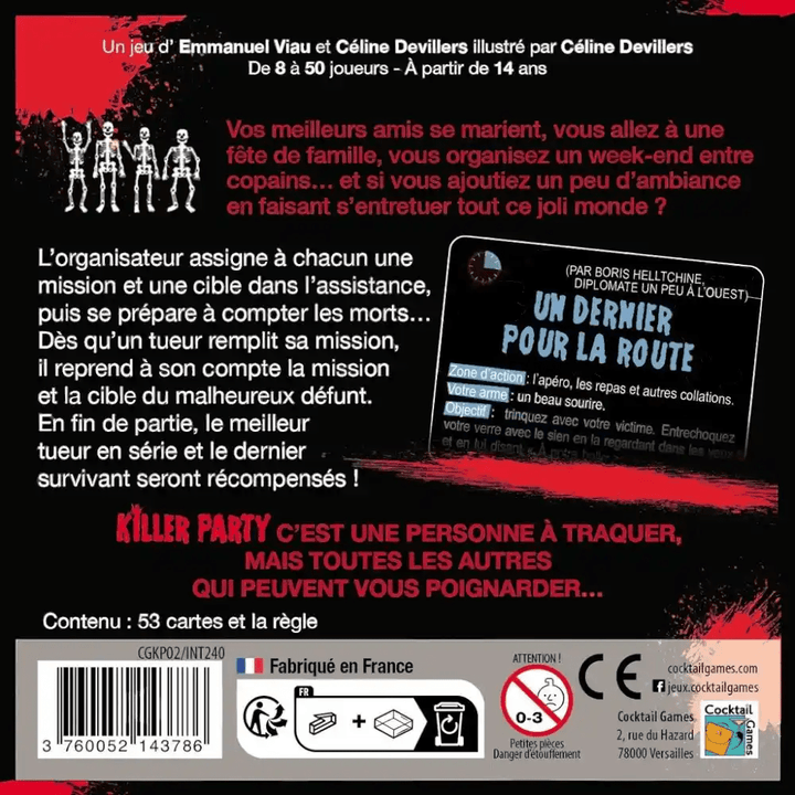 Killer Party (FR) JEUX - Ambiance-Party