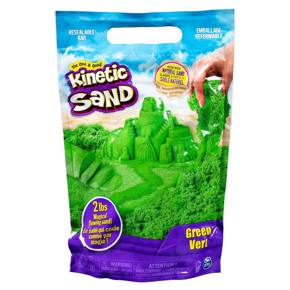 Kinetic Sand - 2 lb Sac de sable coloré PASSE-TEMPS - Jouets