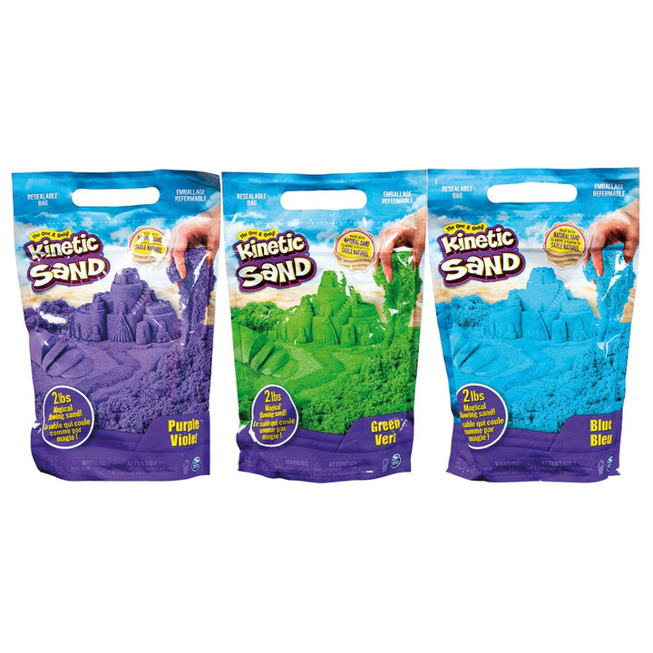 Kinetic Sand - 2 lb Sac de sable coloré PASSE-TEMPS - Jouets