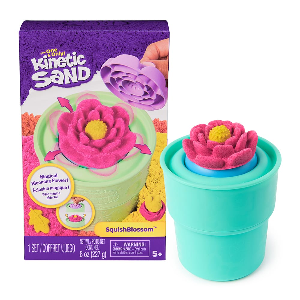 Kinetic Sand - Coffret Squish Blossom PASSE-TEMPS - Jouets