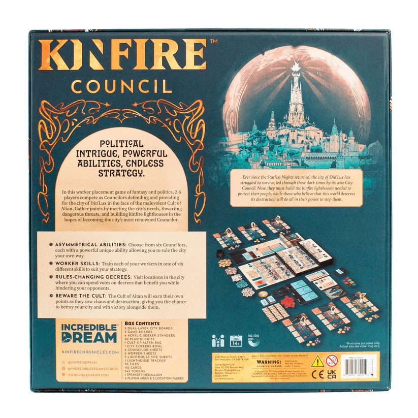 Kinfire Council Base Game JEUX - Stratégie - Stratégie avancé