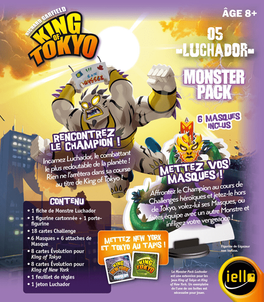 King of Tokyo - ext. Monster Pack : Luchador (FR) JEUX - Famille