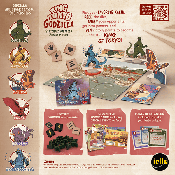 King of Tokyo: Godzilla Edition (EN) JEUX - Famille