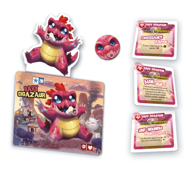 King of Tokyo : Micro Ext. Baby Gigazaur (FR) JEUX - Famille